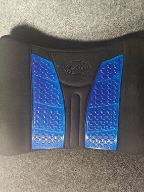 Dr. Scholl’s Ergonomic Seat Cushion Black Blue Model 46100WDI Preowned